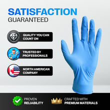 Load image into Gallery viewer, SureSafe OBSIDIAN 5 mil nitrile gloves - Blue Disposable, Powder-Free