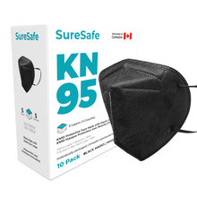 Load image into Gallery viewer, SureSafe KN95 Mask 5-Layer Filtration Protection 10/PACK
