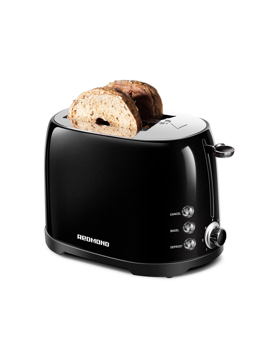  REDMOND Toaster 2 Slice, 1.5 Extra Wide Slots Black