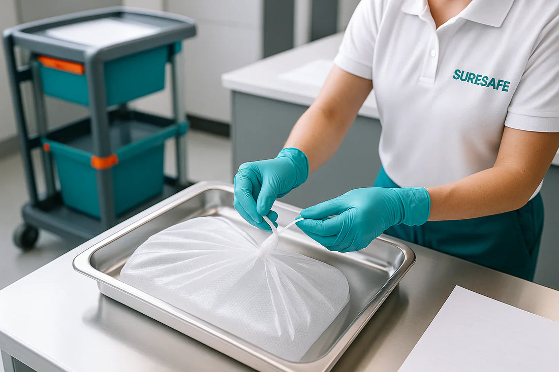 clear heavy duty garbage bags