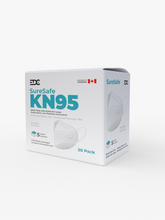 Load image into Gallery viewer, SureSafe KN95 mask in white
