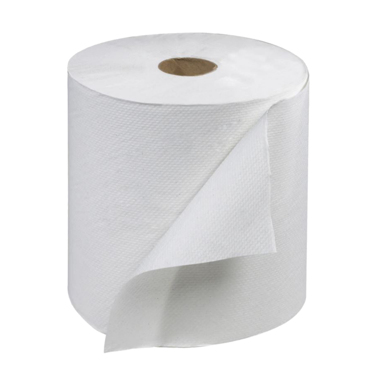 Paper Towel Roll 6 x 800' White 1-Ply - Soft Touch – SureSafe Supplies